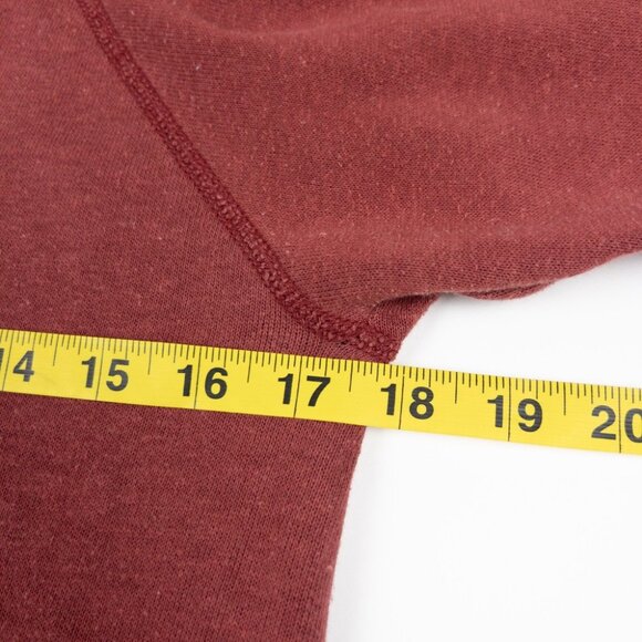 Vintage 1980s Harvard University Champion Hoodie Men Small Fits XS Red Pullover - Picture 13 of 13